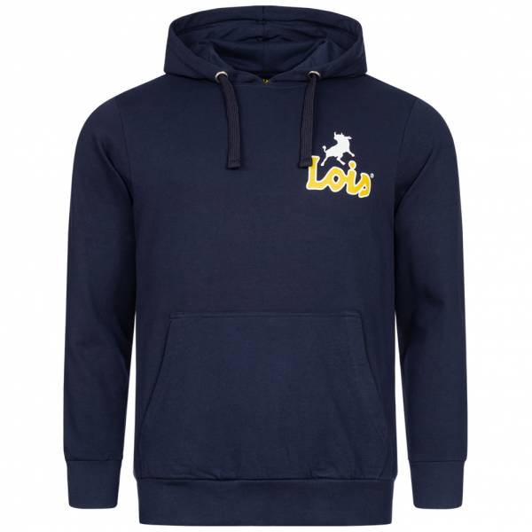 Lois Jeans Herren Kapuzen Sweatshirt 3E-LSSHM-Navy