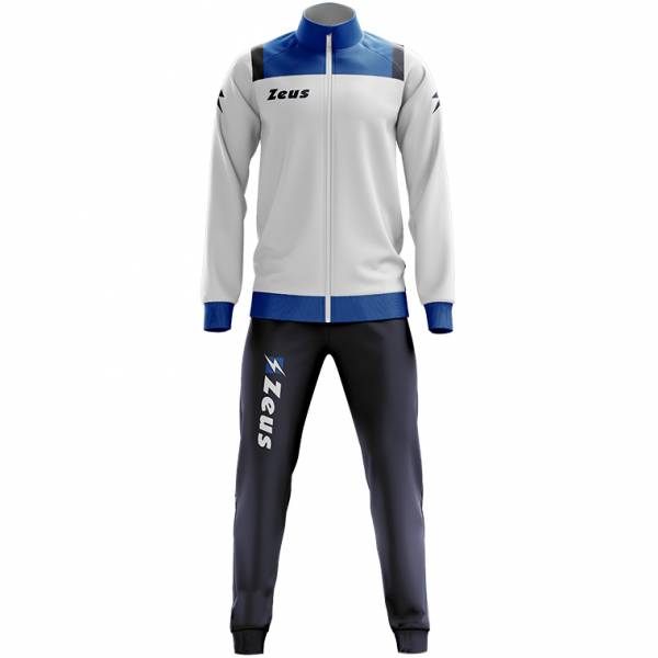 Zeus Tuta Relax Vesuvio Heren Trainingspak Wit Blauw