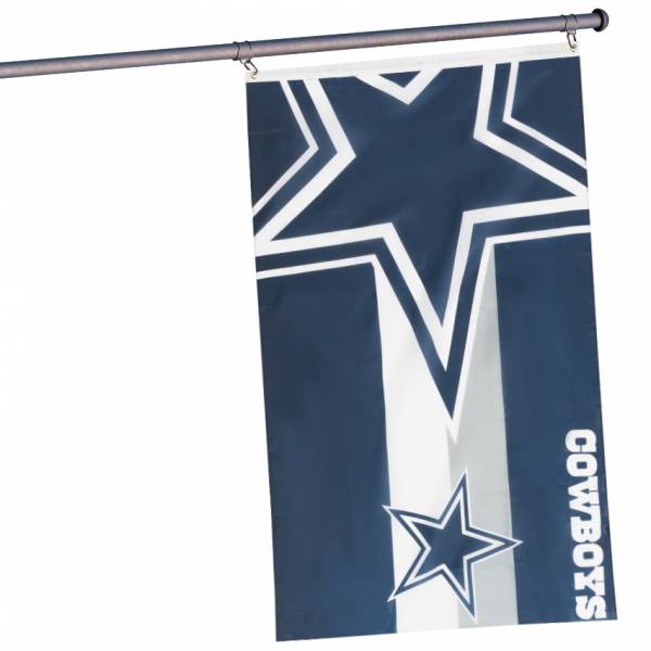 Cowboys de Dallas NFL Drapeau horizontal pour supporters 1,50 mx 0,90 m FLG53NFHORDC