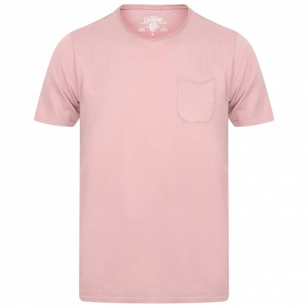 Tokyo Laundry Zac Crew Neck Pocket Herren T-Shirt 1C10666B Light Pink