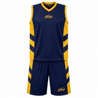 Zeus Kit Egizio Maillot de basket Ensemble bleu/jaune