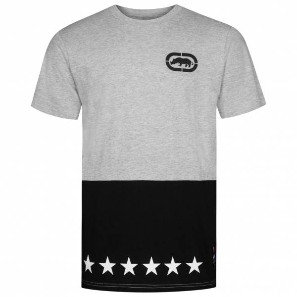 Ecko Unltd. Star Contrast Tee Herren T-Shirt ESK4375 Grey Marl