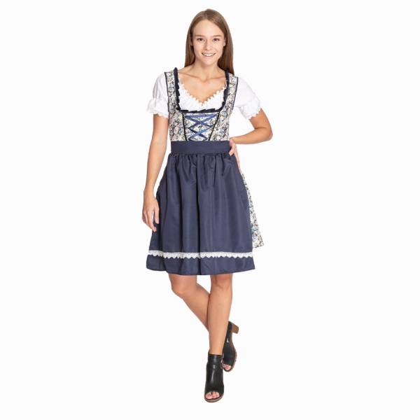 Dirndl Dames Oktoberfestkostuum MIESEPETER® blauw