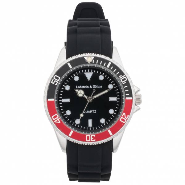 Lobstein &amp; Söhne ® &quot;Konstantin&quot; Montre noir/rouge