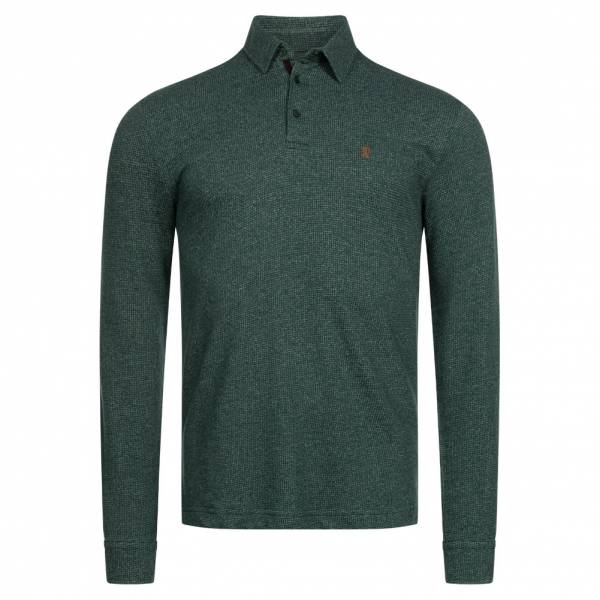 BORIS BECKER "Cesar" Herren Premium Langarm Polo-Shirt 21WBBMLSP00002-GREEN