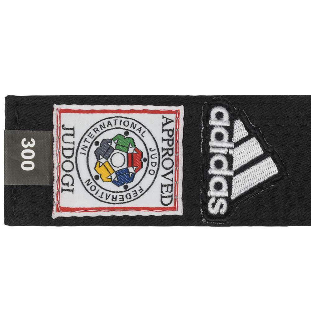 adidas Elite Judo Belt IJF Logo 45mm black ADIB242JZ