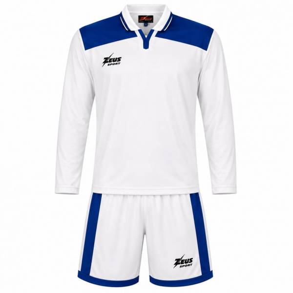 Zeus Kit Hermes Ensemble de foot 2 pièces bianco/royal blue/bleu