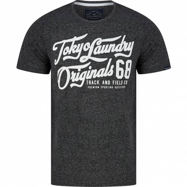 Tokyo Laundry Zinger Hommes T-shirt 1C18214 Meule gris foncé
