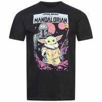 STAR WARS Mandalorian Grogu Comic Herren T-Shirt SWMTS019BLK
