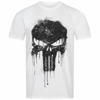 Le Punisher de Marvel Skull Hommes T-shirt FBMTS424WHT