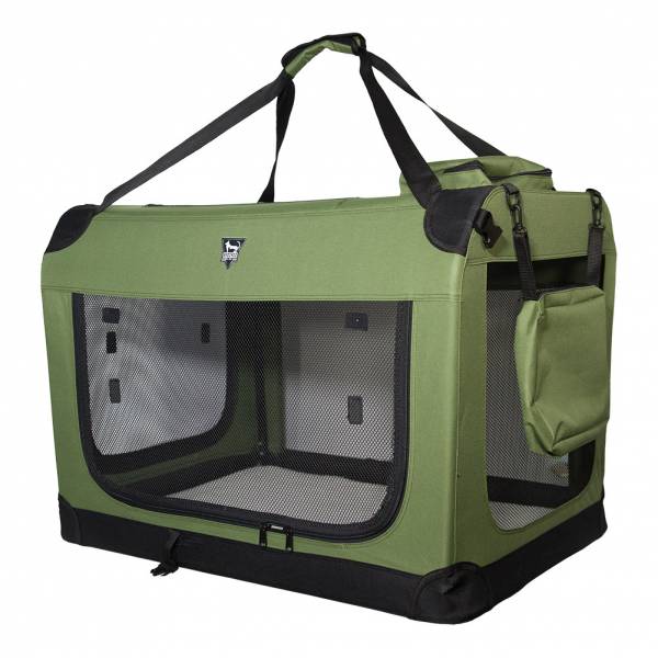 SPOCADO &quot;Palace&quot; Transport bag for animals 60 x 42 x 42 cm green