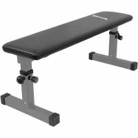 SPORTINATOR Adjustable Flat Weight Bench Weight Bench grey