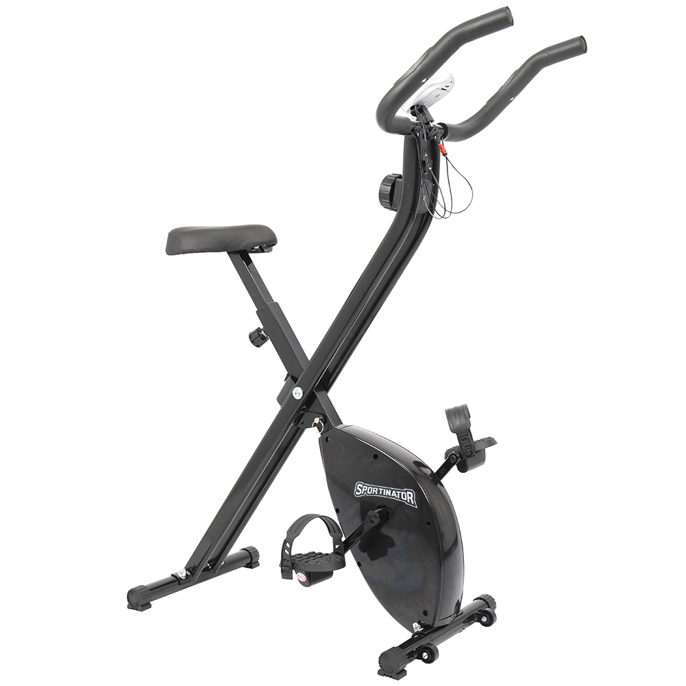 Vélo d'appartement SportTronic ST-X6 pliable (noir / rouge)