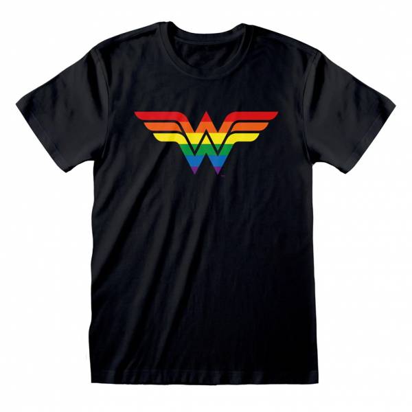 Wonder Woman Logo Pride Hommes T-shirt DCP01721TSB