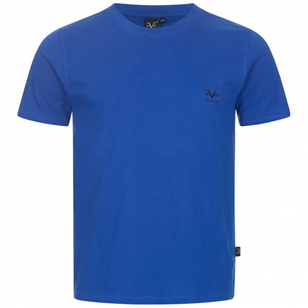 19V69 Versace 1969 Basic Logo Mężczyźni T-shirt VI20SS0007B royal blue