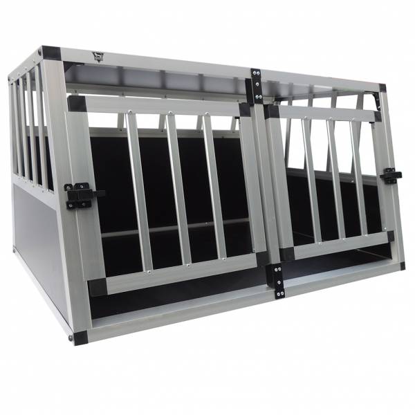 SPOCADO &quot;Villa&quot; Caja de transporte para perros 89 x 69 x 50 cm negro/gris