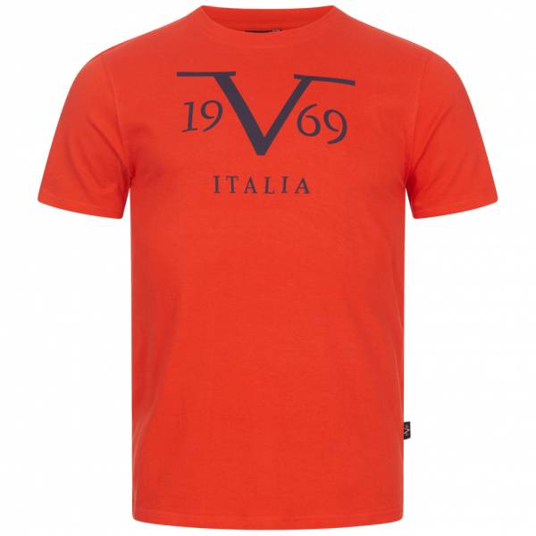 19V69 Versace 1969 Big Logo Stampato Hommes T-shirt VI20SS0011A rouge