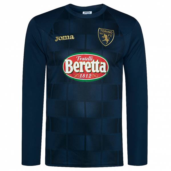 FC Turín Joma Hombre Camiseta de entrenamiento de manga larga azul oscuro A110602A1121