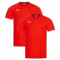 PUMA teamGOAL Casuals Men T-shirt Pack of 2 656578-01-2