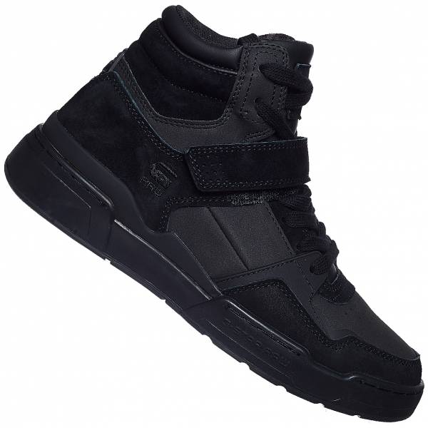 G-STAR RAW ATTACC TNL Mid Damen Leder Sneaker 2241 040721 BLK