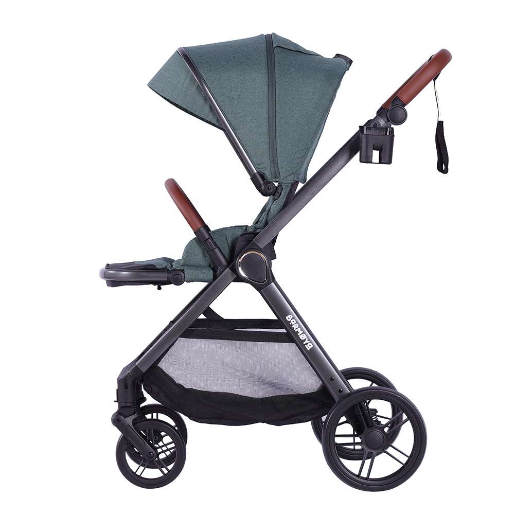 Barmya 3-in-1 Kombi-Kinderwagen Komplettset grn | SportSpar