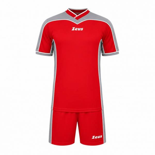 Zeus Kit Orfeo Trikot-Set 2-teilig rosso/grigio