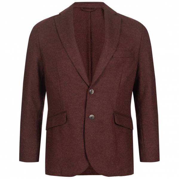 Hackett London Plain Shetland SB Hommes Blazer en laîne HM441875R-299