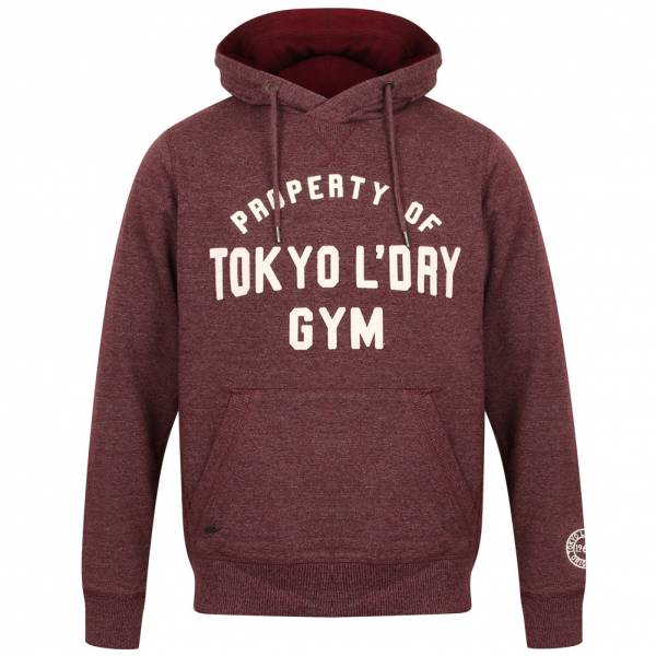 Tokyo Laundry Keskustie Brush Fleece Herren Pullover 1D11498 Wine Tasting