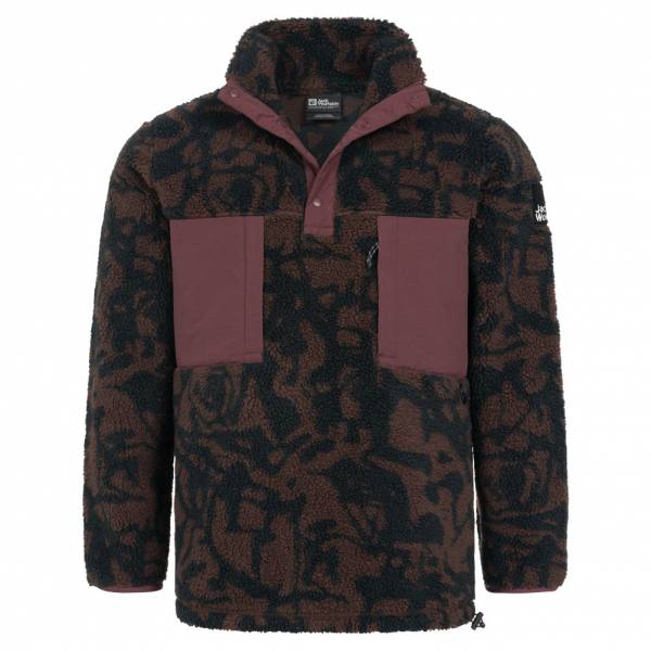 Jack Wolfskin PANK HUDSON SNAP Polar Herren Fleece Sweatshirt 1710591-9011