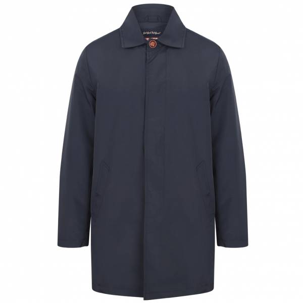 Tokyo Laundry Hallows Collared Trench Coat Men Jacket 1J10626 True Navy