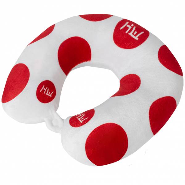 HIDETOSHI WAKASHIMA &quot;Fly Hachiōji&quot; neck pillow white-red