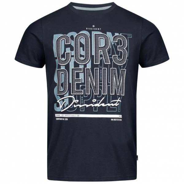 DNM Dissident Factory Hommes T-shirt 1C18144 Capitaine du Ciel Navy