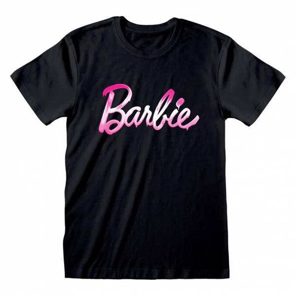 Barbie Melted Logo Mężczyźni T-shirt BAR06148TSB