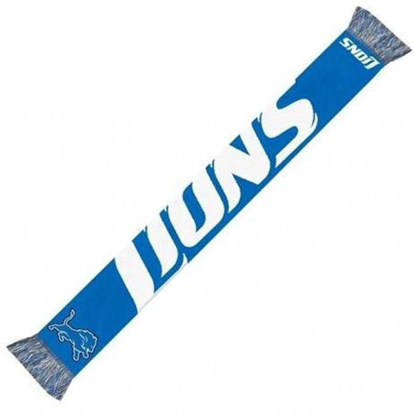 Detroit Lions NFL Scarf Wordmark Sciarpa per tifosi SVNF14WMDL