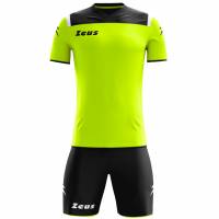 Zeus Kit Vesuvio Football Kit 2-piece Black Neon Yellow
