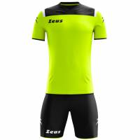 Zeus Kit Vesuvio Trikot-Set 2-teilig Schwarz Neon Gelb