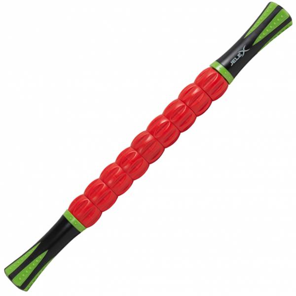 JELEX Easy Up Massageroller met roterende massageballen zwart rood