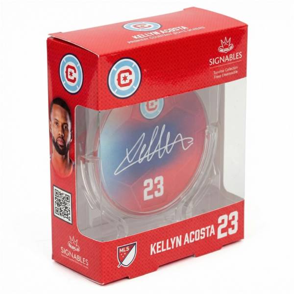 Chicago Fire FC Kellyn Acosta #23 Pallone da calcio Oggetto da collezione 14 cm 910168070018