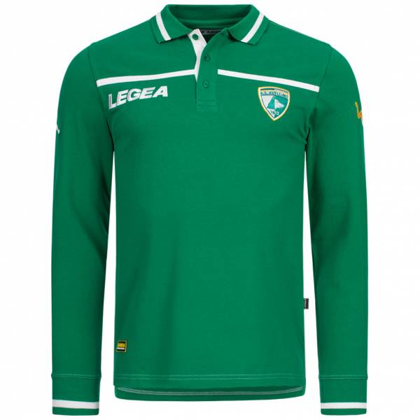 US Avellino 1912 Heren Poloshirt met lange mouwen groen