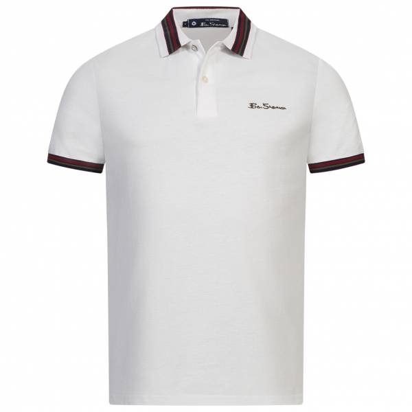 BEN SHERMAN House Collar Hommes Polo 0078169NR-BLANC