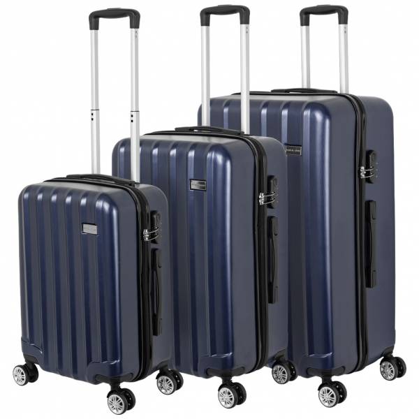 VERTICAL STUDIO "Kopenhagen" Koffer 3er-Set 20" 24" 28" navy