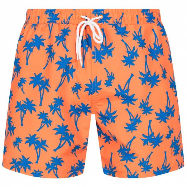 HENLEYS Maro Palm Herren Badeshorts HTG00838 Shocking Orange