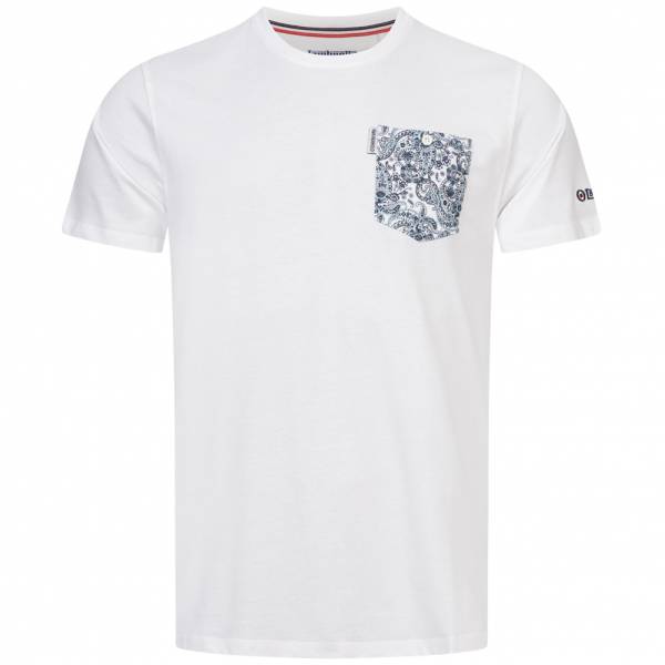 Lambretta Paisley Pocket Herren T-Shirt SS6277-WHITE