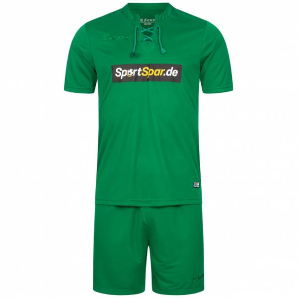 Zeus x Sportspar.de Legend Ensemble de foot Maillot avec short vert