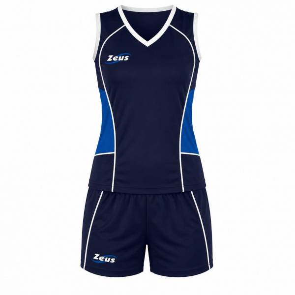 Zeus Kit Margo Damen Sport Trikot + Shorts blu/royal