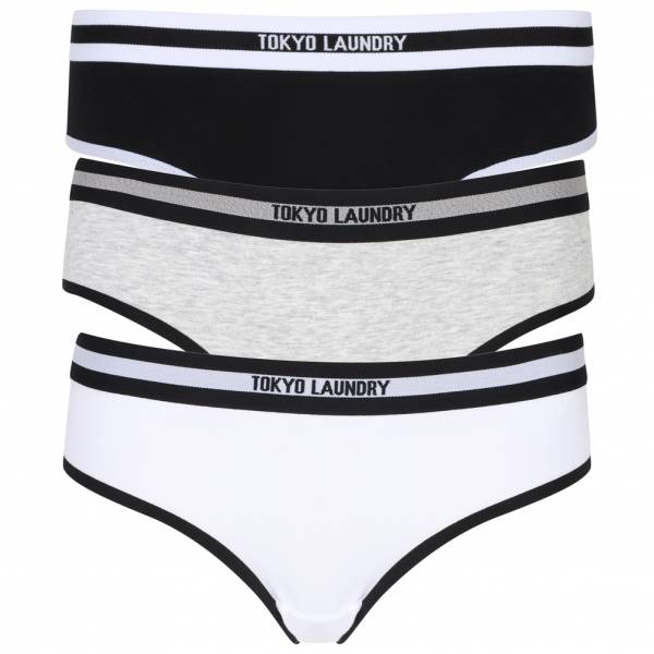 Tokyo Laundry Eve Assorted Briefs Femmes Lot de 3 Sous-vêtements 3P10952