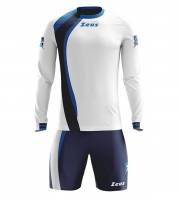 Zeus Kit Spagna Trikot-Set + Shorts 2-tlg. Ml bianco/blu