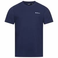 BEN SHERMAN Small Logo Hombre Camiseta 0076266-CREÚSCULO DENIM