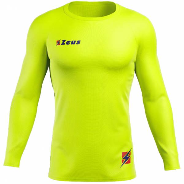 Zeus Fisiko Baselayer Langarm Funktionsshirt neongelb