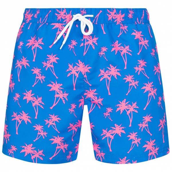 HENLEYS Maro Palm Herren Badeshorts HTG00838 Electric Blue